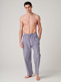 British Boxers Spark Cotton Pyjama Bottoms, Red/Multi