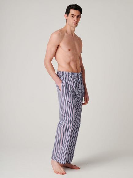 British Boxers Spark Cotton Pyjama Bottoms - view 2, Red/Multi