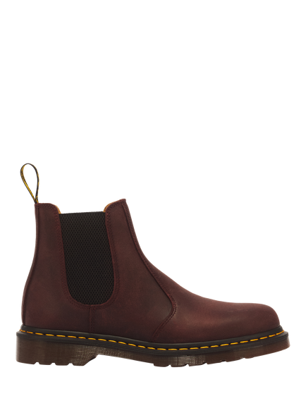 Dr. Martens 2976 Crazy Horse Leather Chelsea Boots, Cherry Red, Cherry Red