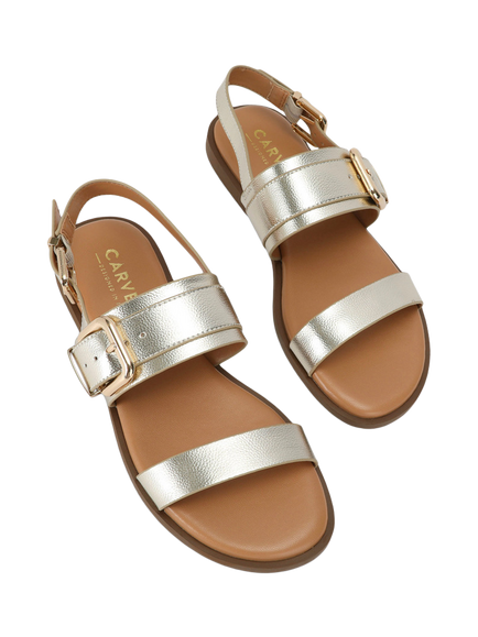 Carvela Strappy Sandals, Gold - view 2, Gold