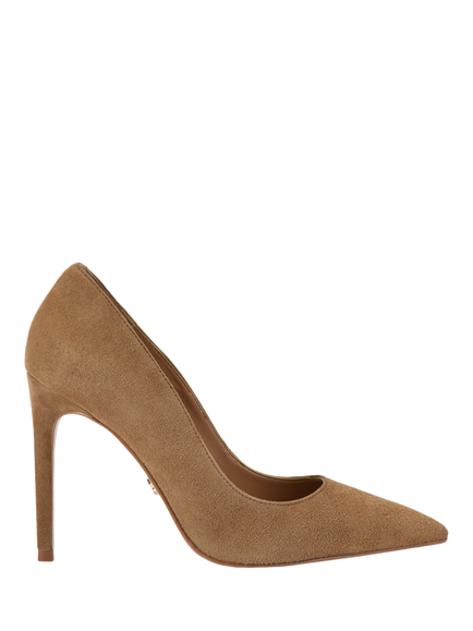 Carvela Eterno Suede Stiletto Heel Court Shoes, Beige