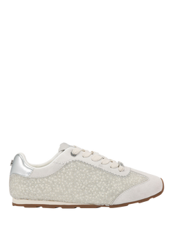 Carvela Tivoli Jewell Embellished Trainers, White, White