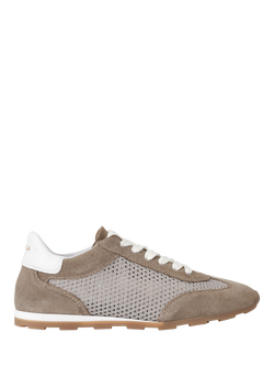 Carvela Cortona Suede Trainers, Natural Taupe, Natural Taupe