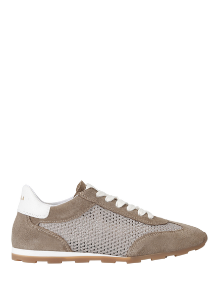 Carvela Cortona Suede Trainers, Natural Taupe, Natural Taupe