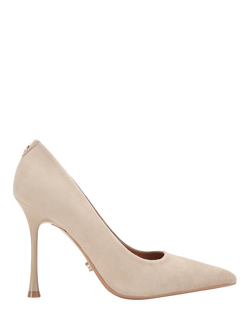 Carvela Incanto Suede Stiletto Heel Court Shoes, Taupe, Taupe