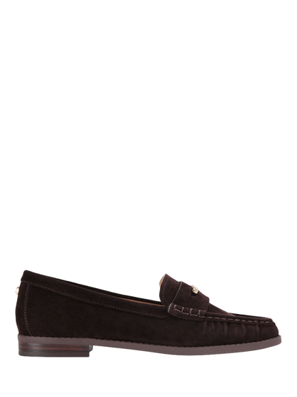 Carvela Avanti Suede Loafers, Dark Brown