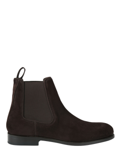 Kurt Geiger London Sloane Suede Chelsea Boots, Brown Mid, Brown Mid