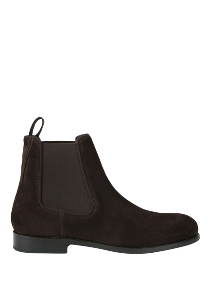 Kurt Geiger London Sloane Suede Chelsea Boots, Brown Mid, Brown Mid