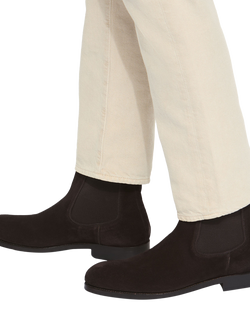 Kurt Geiger London Sloane Suede Chelsea Boots, Brown Mid - view 2, Brown Mid