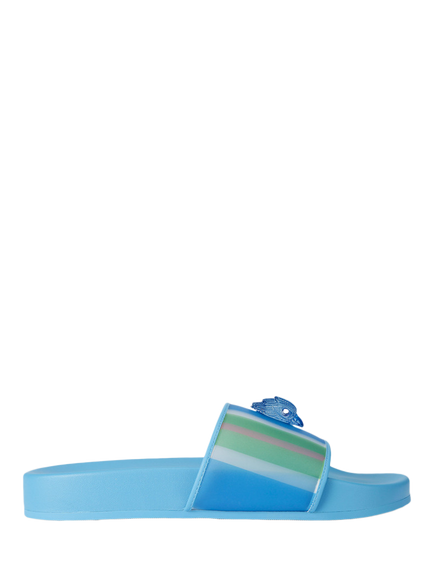 Kurt Geiger London Brockwell Slide Sandals, Blue, Blue