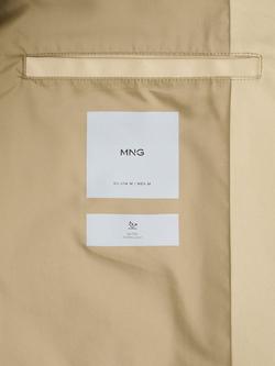 Mango Rain Mac, Beige - view 2, Beige