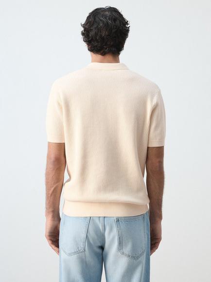 Mango Cotton Regular Fit Short Sleeve Shirt, Off White - view 2, Off White