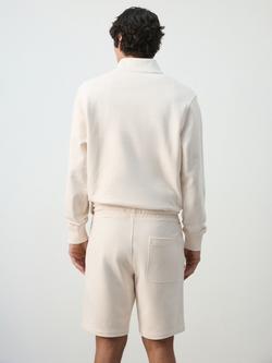 Mango Sudadera Cotton Quarter-Zip Sweatshirt - view 2, Beige