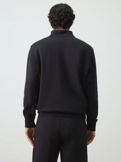 Mango Sudadera Cotton Quarter-Zip Sweatshirt - view 2, Navy
