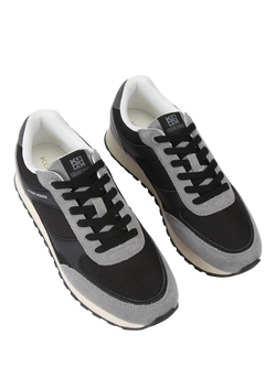 KG Kurt Geiger Luca Lace Up Trainers, Black/Multi - view 2, Black/Multi