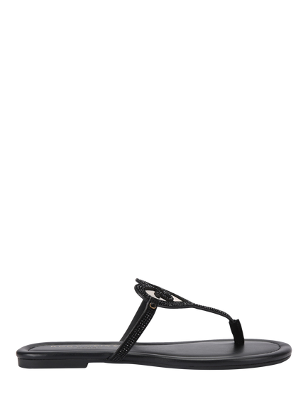 Kurt Geiger London Kurt Heart Suede T-Bar Sandals, Black, Black