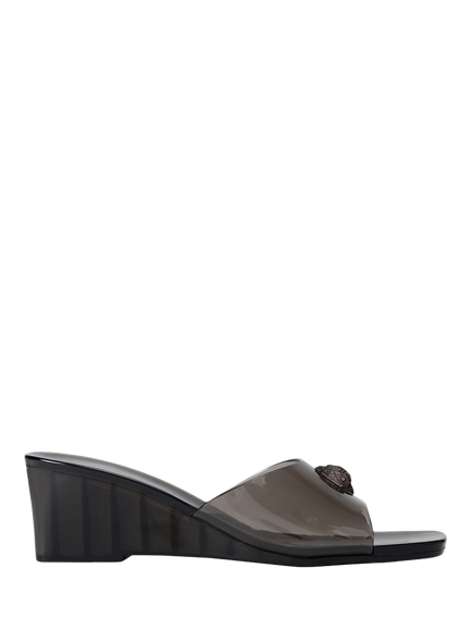Kurt Geiger London Maddison Jelly Wedge Mule Sandals, Black