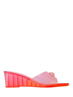 Kurt Geiger London Maddison Wedge Mule Sandals, Pink/Multi