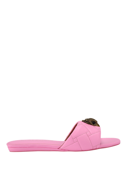 Kurt Geiger London Kensington Drench Sliders, Light Pink, Light Pink