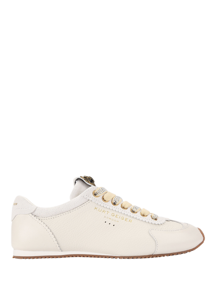 Kurt Geiger London Islington Suede Trainers, Natural Multi, Natural Multi