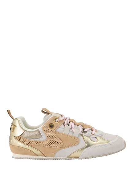 Kurt Geiger London Kurt Slim Runner Trainers, White/Multi, White/Multi