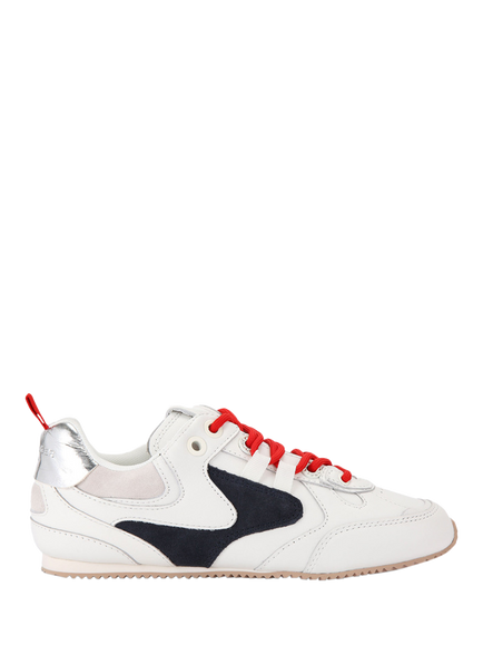 Kurt Geiger London Kurt Slim Runner Trainers, White/Multi, White/Multi