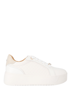 KG Kurt Geiger Lighter Weave Trainers, White, White