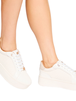 KG Kurt Geiger Lighter Weave Trainers, White - view 2, White