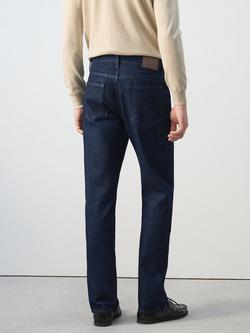 Mango Mid-Rise Slim Fit Jeans, Mid Blue - view 2, Mid Blue