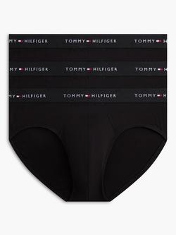 Tommy Hilfiger Briefs, Pack of 3, Black, Black