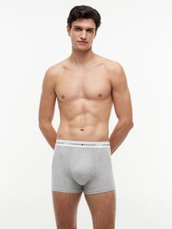 Tommy Hilfiger Stretch Cotton Waistband Trunks, Pack of 3, Multi - view 2, Multi