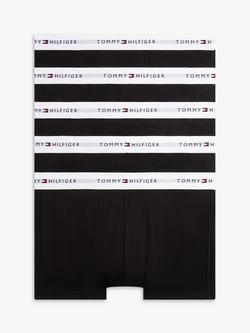 Tommy Hilfiger Trunks, Pack of 5, Black/White