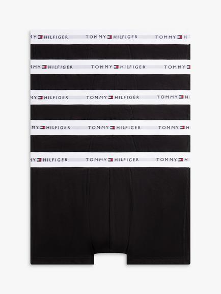 Tommy Hilfiger Trunks, Pack of 5, Black/White
