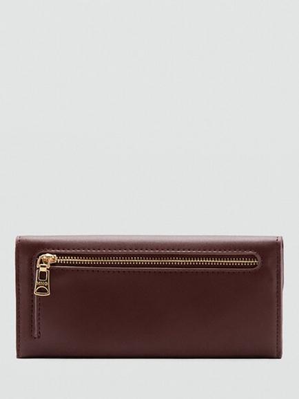 Mango Jewel Button Purse, Bordeaux - view 2, Bordeaux