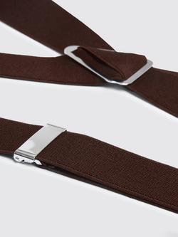 Moss Clip On Braces, Chocolate - view 2, Chocolate