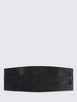 Moss Cummerbund, Black, Black