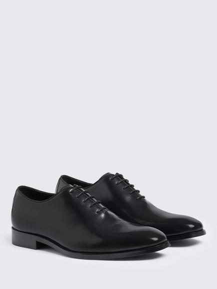 Moss John White Oscar Wholecut Leather Shoes, Black - view 2, Black