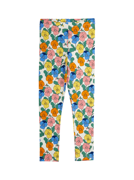 Mini Rodini Kids' Viola Print Leggings, Multi - view 2, Multi