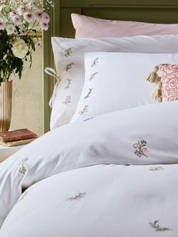Historic Royal Palaces Victoria Sprigs Duvet Cover Set, Rose Pink - view 2, Rose Pink