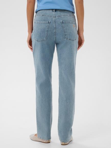 Saint Tropez Polina Straight Jeans, Light Blue - view 2, Light Blue