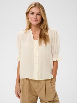 Saint Tropez Kristel Frill Detail Shirt, Ice, Ice