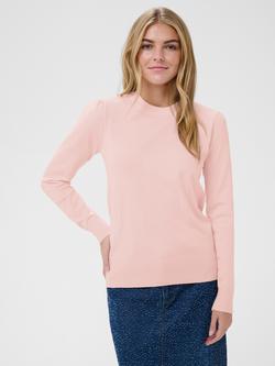 Saint Tropez Mila Crew Neck Jumper, Chalk Pink, Chalk Pink