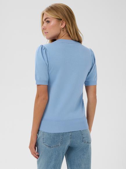 Saint Tropez Mila Short Sleeve Jumper, Allure - view 2, Allure
