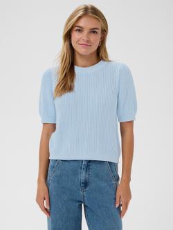 Saint Tropez Pilia Short Sleeve Jumper, Skyway, Skyway