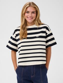 Saint Tropez Philene Boxy Fit Stripe T-Shirt, Nightsky/Multi, Nightsky/Multi