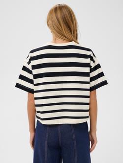 Saint Tropez Philene Boxy Fit Stripe T-Shirt, Nightsky/Multi - view 2, Nightsky/Multi