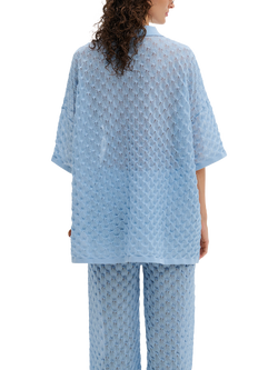 Malina Moa Knitted Shirt, Sky - view 2, Sky