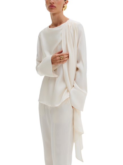 Malina Melandy Cape Top, Vanilla, Vanilla