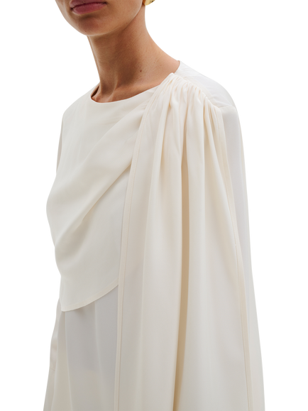 Malina Melandy Cape Top, Vanilla - view 2, Vanilla