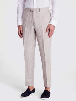 Moss Regular Linen Trousers, Oatmeal, Oatmeal